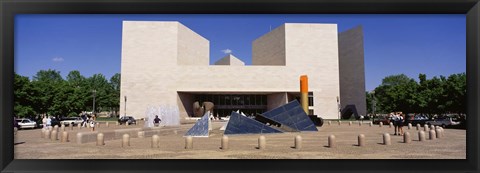 Framed Facade of a building, National Gallery of Art, Washington DC, USA Print