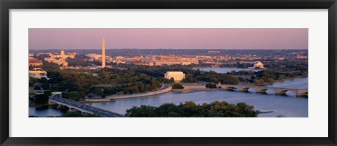 Framed Aerial, Washington DC, District Of Columbia, USA Print