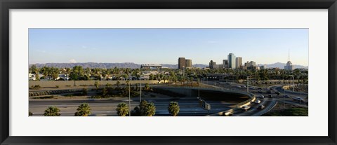 Framed Traffic moving on the road, Phoenix, Arizona, USA Print