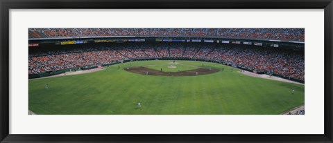 Framed Baseball stadium, San Francisco, California, USA Print