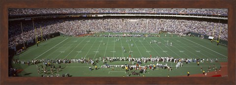 Framed Football Game at Veterans Stadium, Philadelphia, Pennsylvania Print