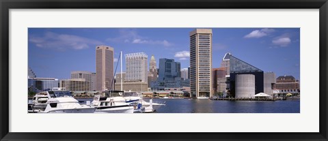 Framed Baltimore MD USA Print