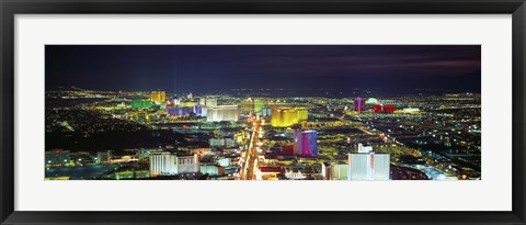 Framed Skyline, Las Vegas, Nevada, USA Print