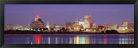 Framed Dusk, Memphis, Tennessee, USA Print