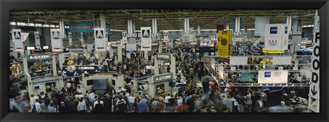 Framed Trade show in a hall, McCormick Place, Chicago, Cook County, Illinois, USA Print