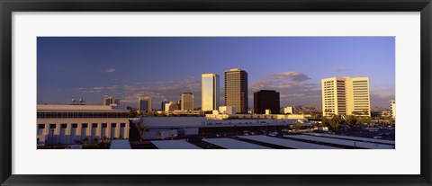 Framed Cityscape Phoenix AZ Print