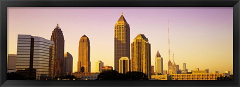 Framed Sunrise, Atlanta, Georgia, USA Print