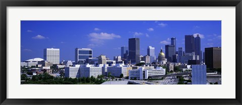 Framed Atlanta, Georgia (bright blue sky) Print