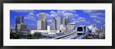 Framed Metro Mover Shuttle Miami, Florida, USA Print