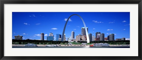 Framed Skyline, St Louis, MO, USA Print