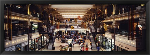 Framed Interiors of a shopping mall, Bourse Shopping Center, Philadelphia, Pennsylvania, USA Print