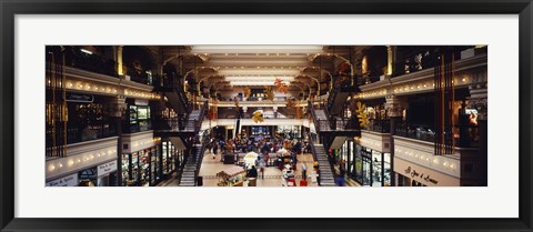 Framed Interiors of a shopping mall, Bourse Shopping Center, Philadelphia, Pennsylvania, USA Print