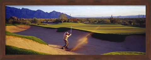 Framed Golf Course Tucson AZ USA Print