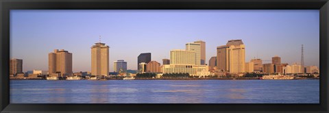 Framed Sunrise, Skyline, New Orleans, Louisiana, USA Print