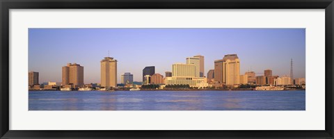 Framed Sunrise, Skyline, New Orleans, Louisiana, USA Print