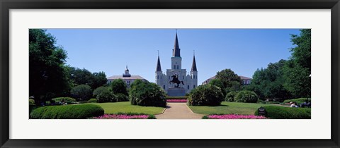 Framed St Louis Cathedral Jackson Square New Orleans LA USA Print