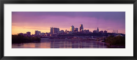 Framed Dawn Kansas City MO Print