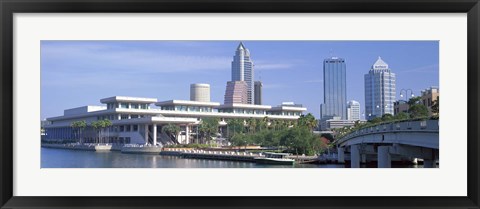 Framed Tampa Convention Center, Skyline, Tampa, Florida, USA Print