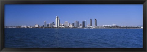 Framed Skyscrapers in a city, San Diego, California Print