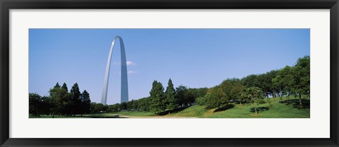 Framed Gateway Arch, St Louis MO Print