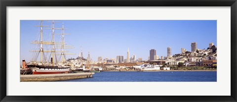 Framed San Francisco and Harbor Print