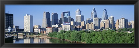 Framed Daytime View of Philadelphia Print