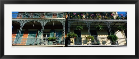 Framed Bourbon Street New Orleans LA Print