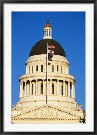 Framed California State Capitol Building Sacramento CA Print