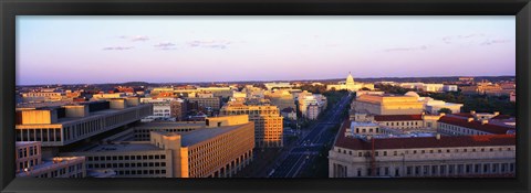 Framed Pennsylvania Ave Washington DC Print