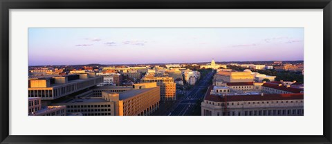 Framed Pennsylvania Ave Washington DC Print