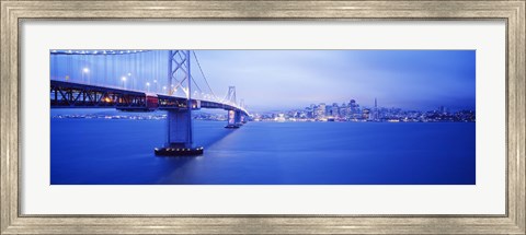 Framed Bay Bridge San Francisco CA Print