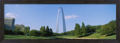 Framed Low angle view of a monument, St. Louis, Missouri, USA Print