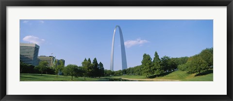 Framed Low angle view of a monument, St. Louis, Missouri, USA Print