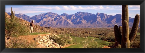 Framed Golf Course Tucson AZ Print