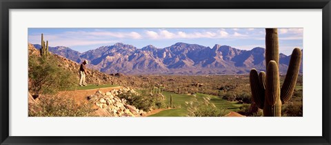 Framed Golf Course Tucson AZ Print