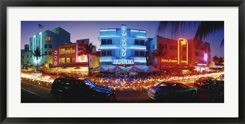 Framed USA, Florida, Miami Beach Print