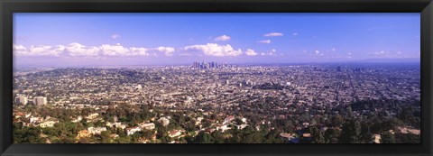 Framed Cityscape, Los Angeles, California, USA Print