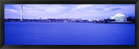 Framed Tidal Basin panorama, Washington DC Print