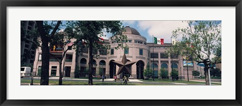 Framed Facade of a building, Texas State History Museum, Austin, Texas, USA Print