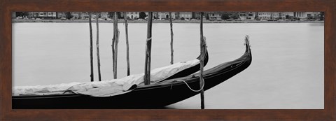 Framed Gondola in a lake, Oakland, California, USA Print