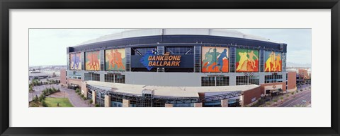 Framed Bank One Ballpark Phoenix AZ Print