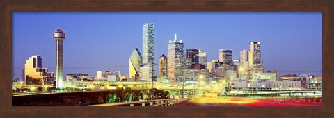 Framed Dallas Texas USA Print