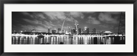 Framed Evening St Louis MO Print