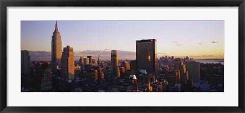 Framed Empire State Building, Manhattan, New York City Print