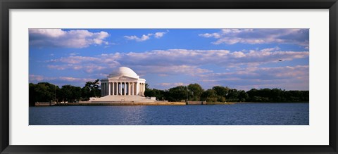 Framed Jefferson Memorial on the Waterfront, Washington DC Print