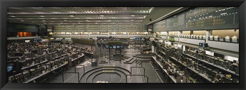 Framed Empty mercantile exchange, Chicago Mercantile Exchange, Chicago, Illinois, USA Print