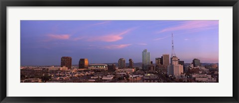 Framed Buildings in a city, Phoenix, Maricopa County, Arizona, USA Print