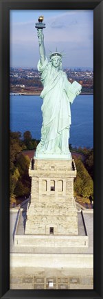 Framed Statue Of Liberty, New York, NYC, New York City, New York State, USA Print