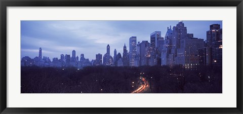 Framed Central Park New York NY Print