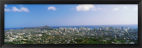 Framed Honolulu, Hawaii Print